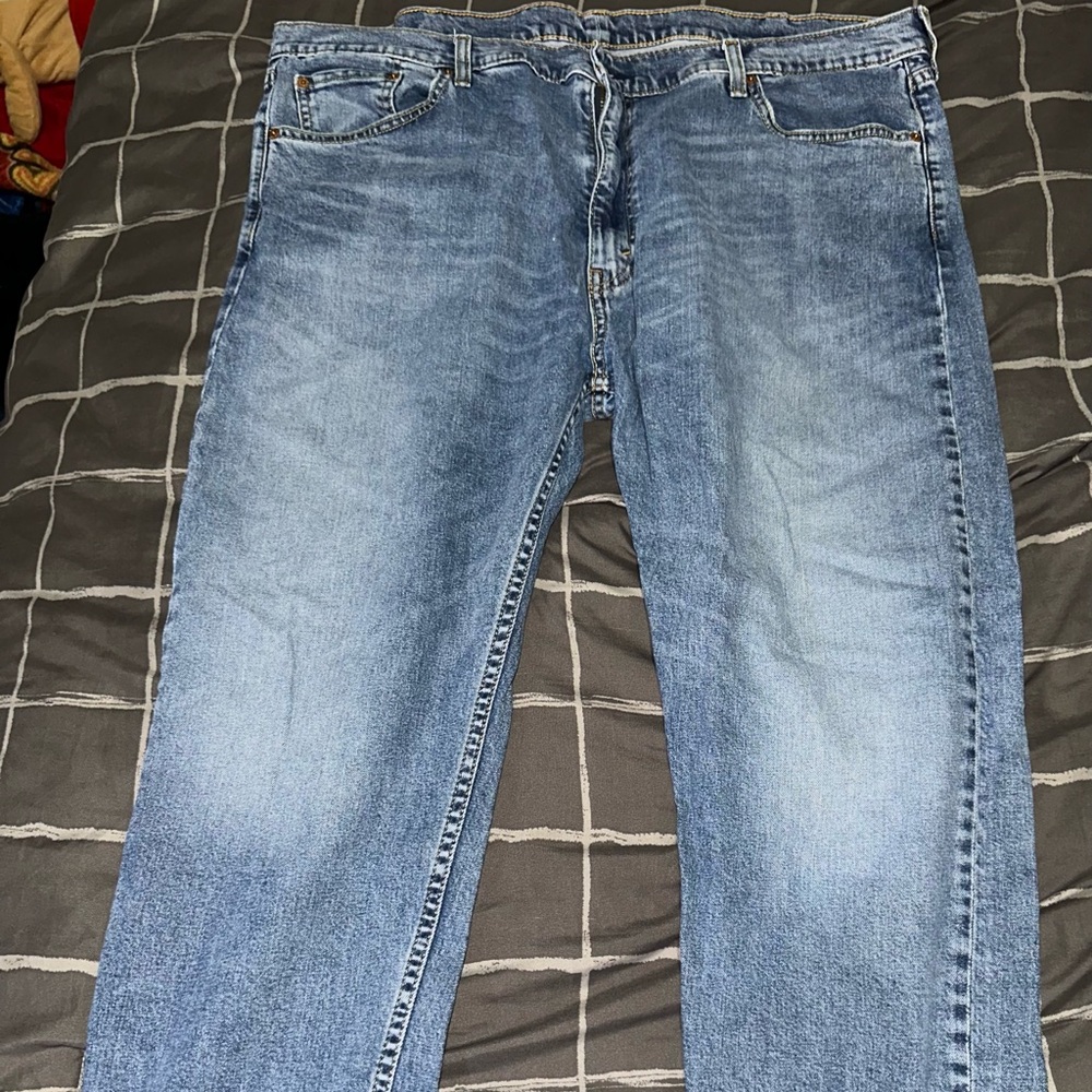 Levi's Blue Relaxed Jeans with Classic Fading